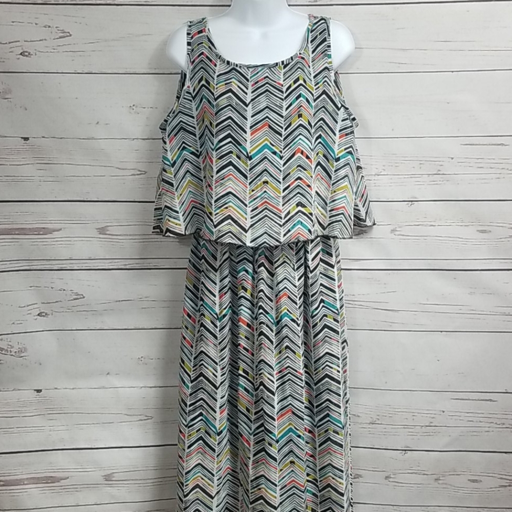 Robert Louis Patterened Maxi Dress